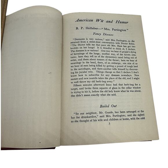 1930 The Library of Wit And Humor American Vol II Mrs. Partington to Mark Twain - Picture 10 of 13